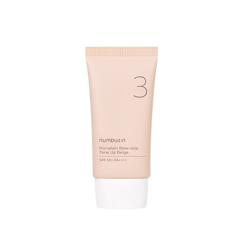 NUMBUZIN No.3 Porcelain Base-Skip Tone Up Beige 50ml tube